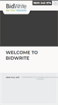 Mobile Screenshot of bidwrite.com.au